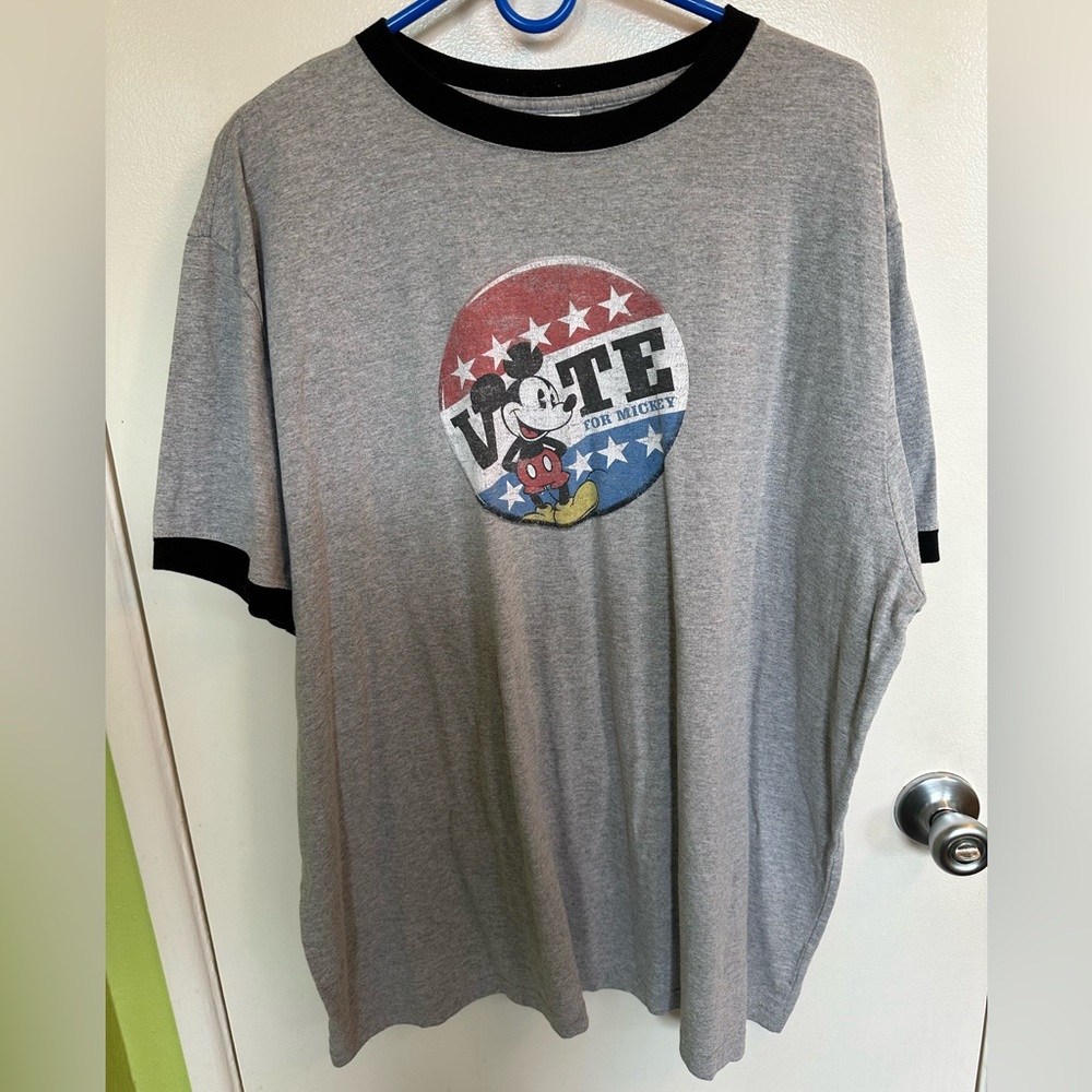 Disney Vote for Mickey Ringer Tee